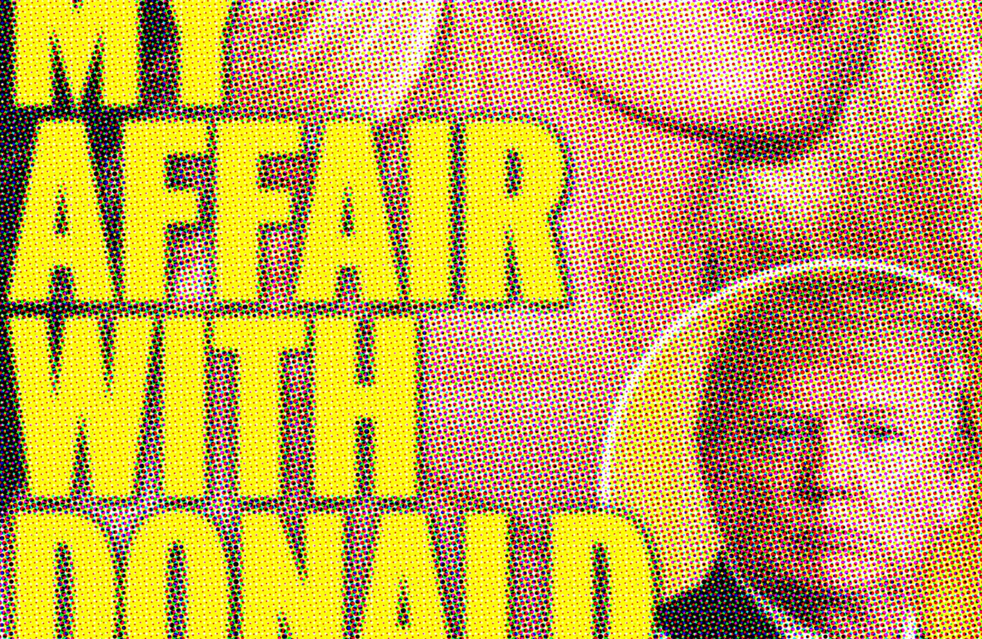 Detail of InTouch cover, 3/25/18, headline 'My Affair With Donald' with Stormy Daniels and inset of Donald Trump